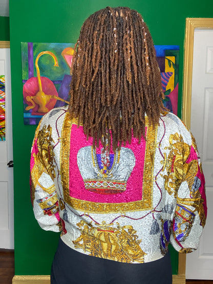 Reversible Baroque Style Jacket