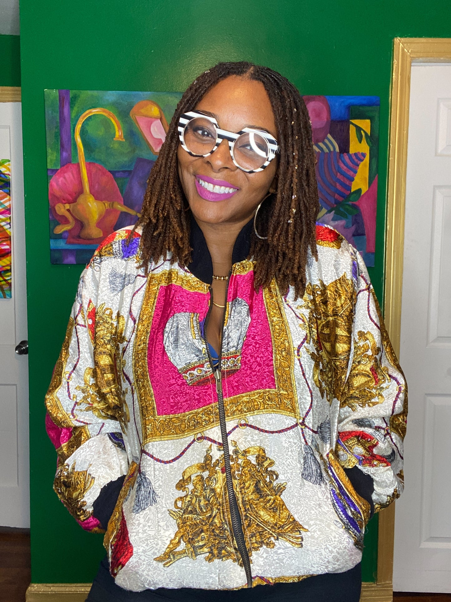 Reversible Baroque Style Jacket
