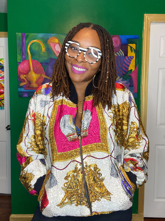 Reversible Baroque Style Jacket