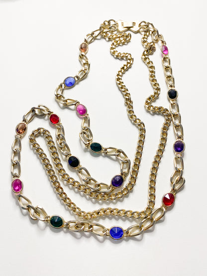 Dual Gem Necklace