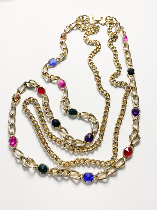 Dual Gem Necklace
