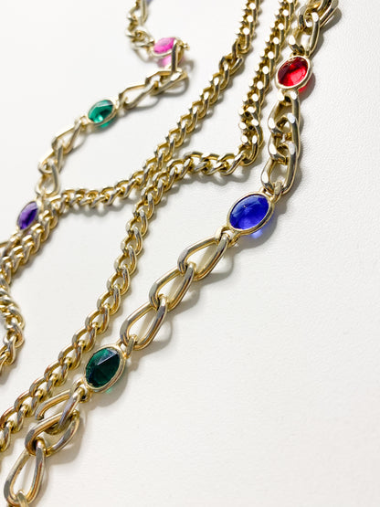 Dual Gem Necklace