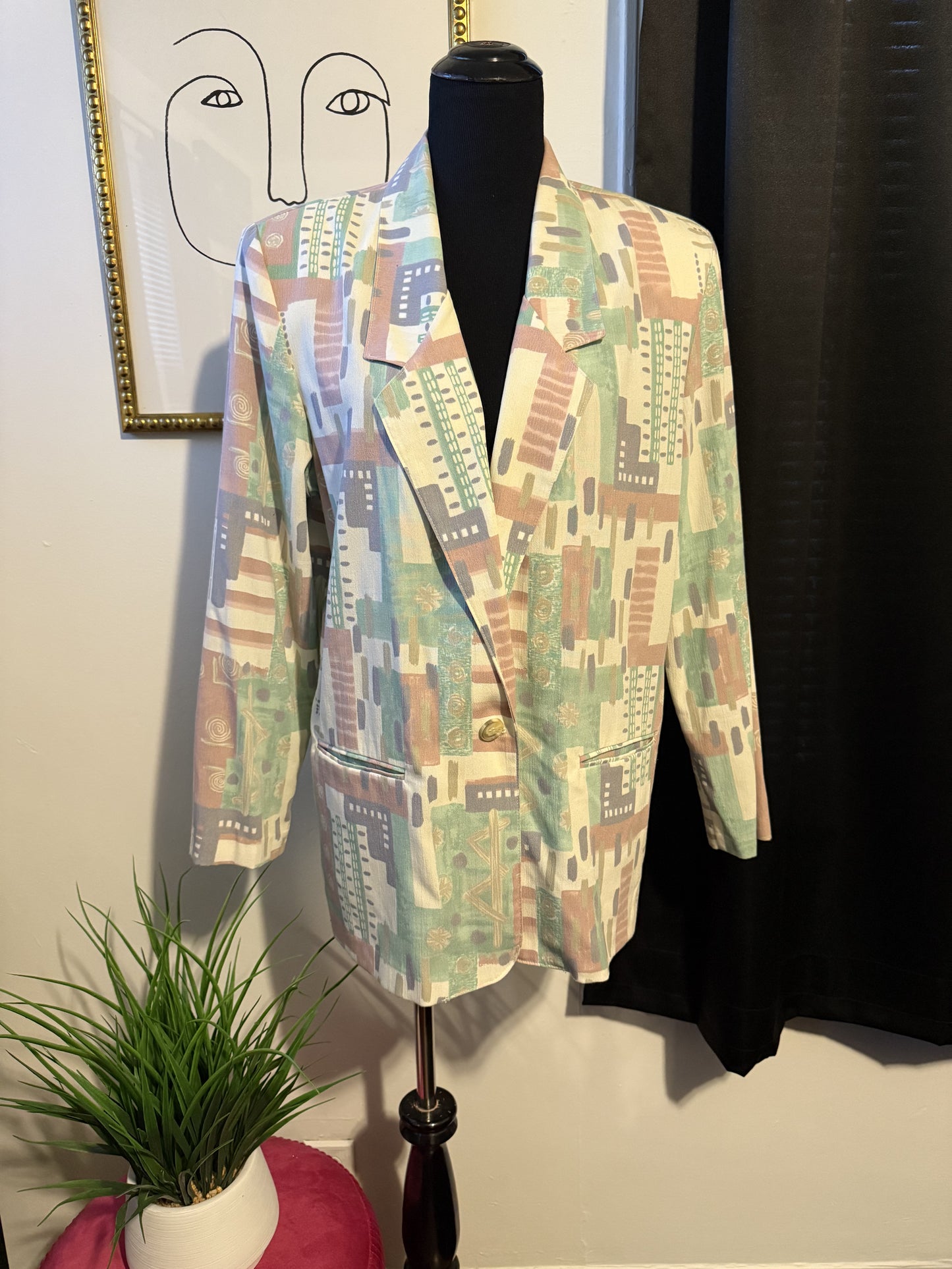 Muted Cultural Blazer