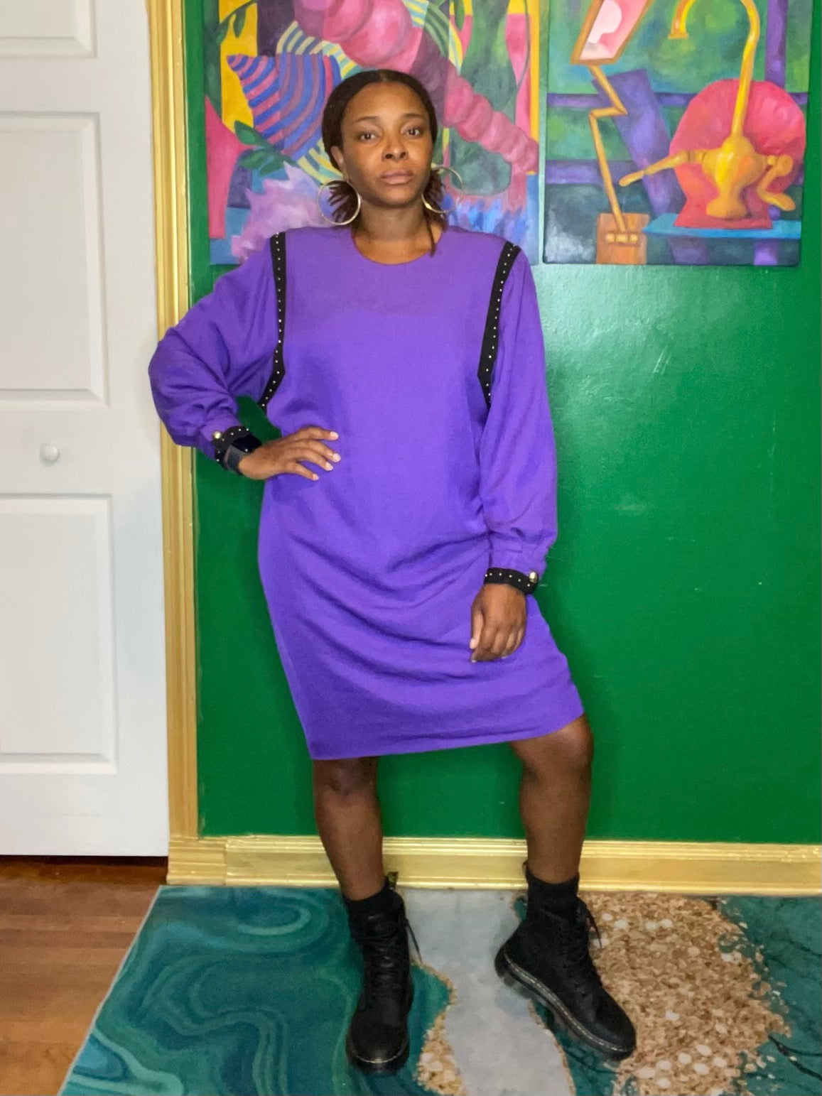 Eggplant Dress