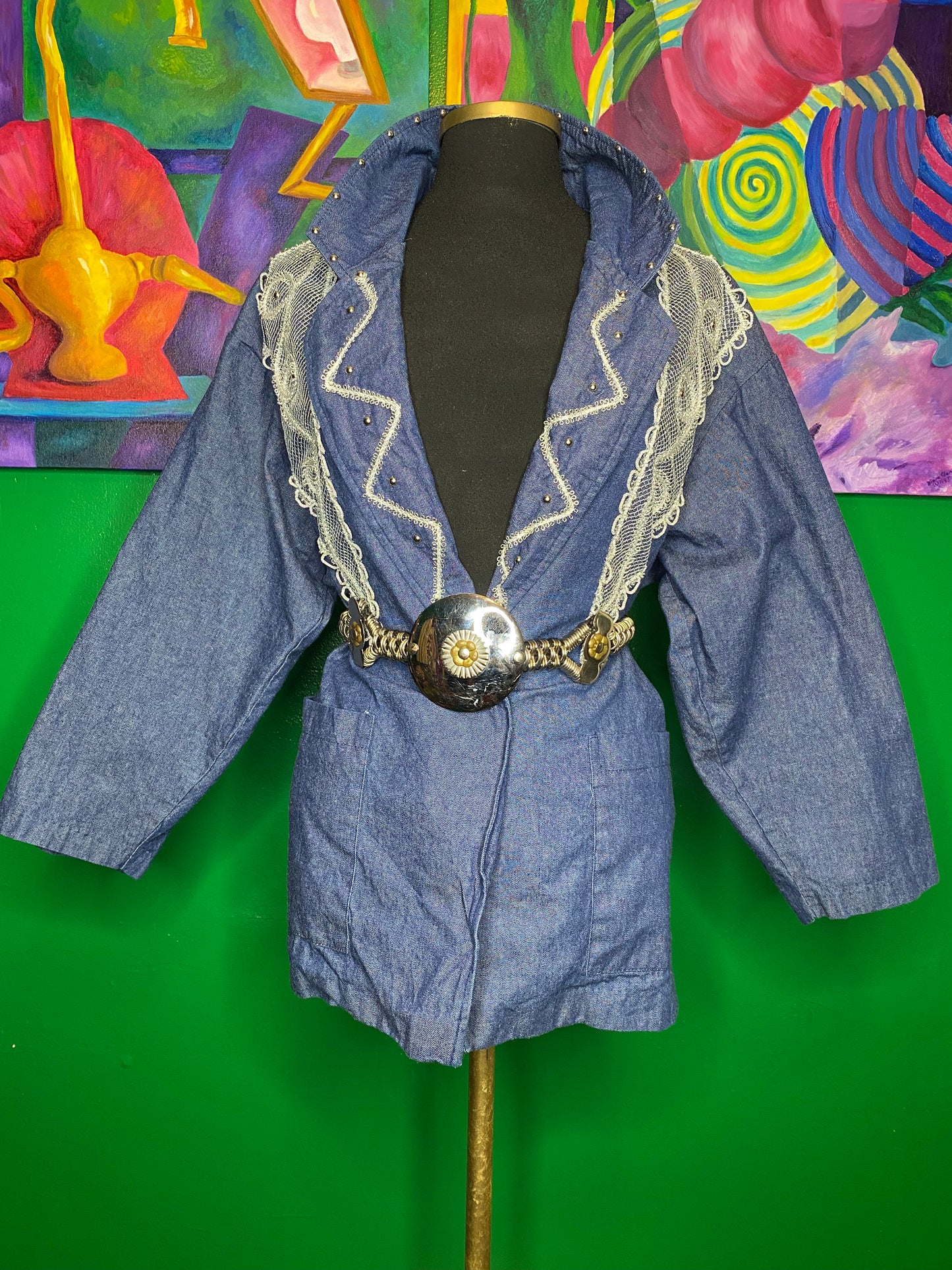 Scripted Denim Jacket