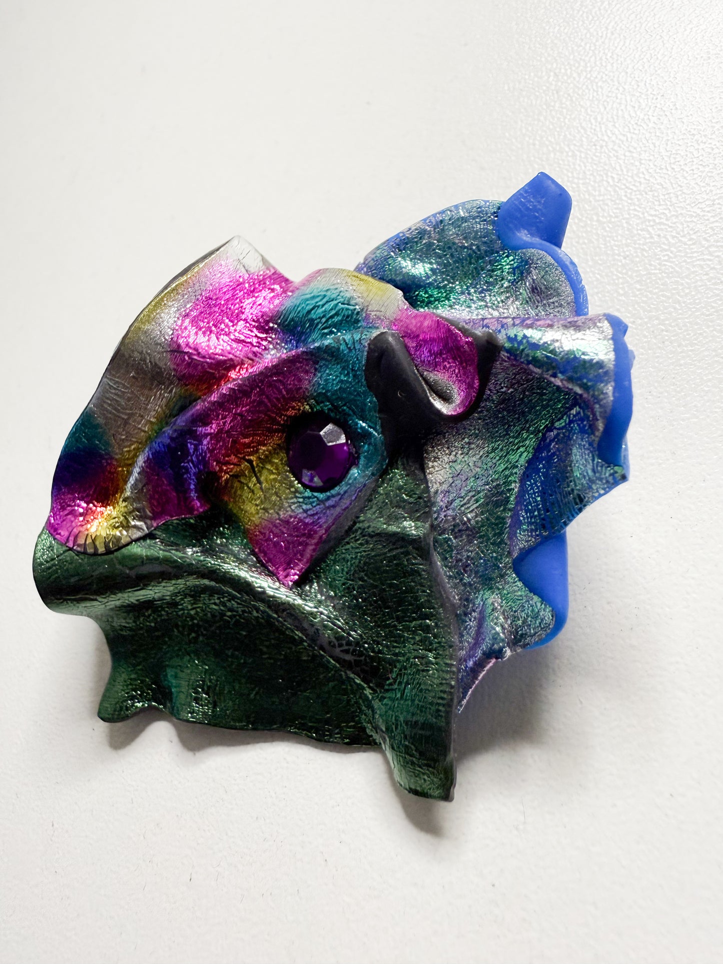 Purple Gem Kaleidoscope Brooch