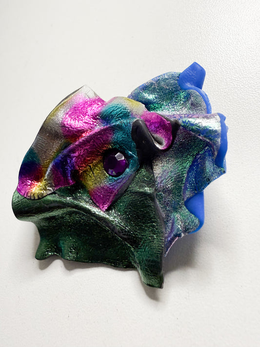 Purple Gem Kaleidoscope Brooch