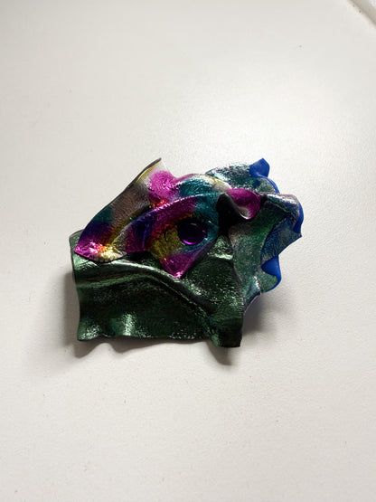Purple Gem Kaleidoscope Brooch