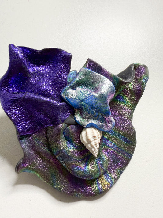 Seashell Kaleidoscope Brooch