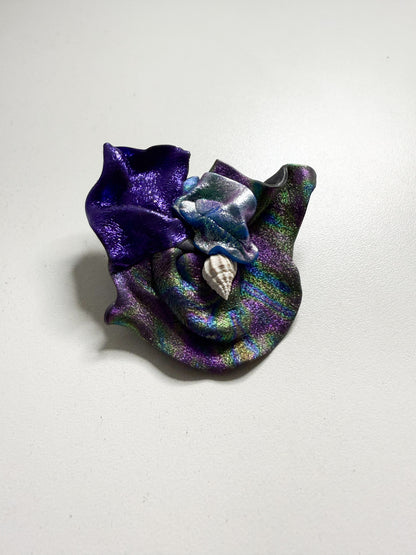 Seashell Kaleidoscope Brooch