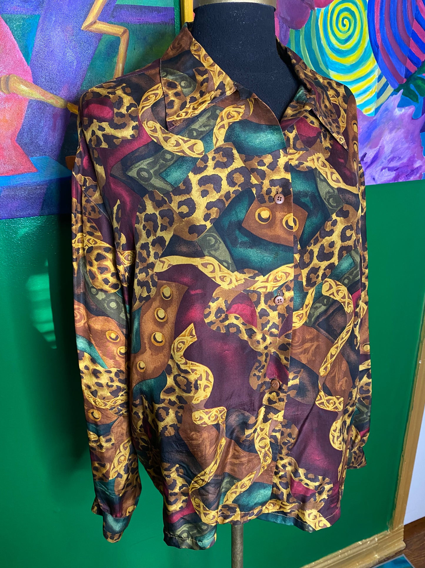 Animal & Chained Blouse