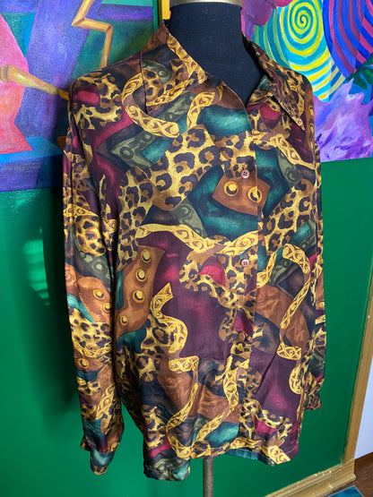 Animal & Chained Blouse