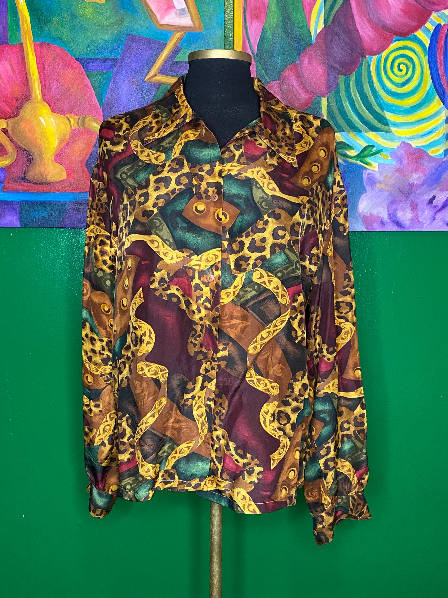 Animal & Chained Blouse