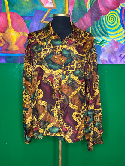 Animal & Chained Blouse