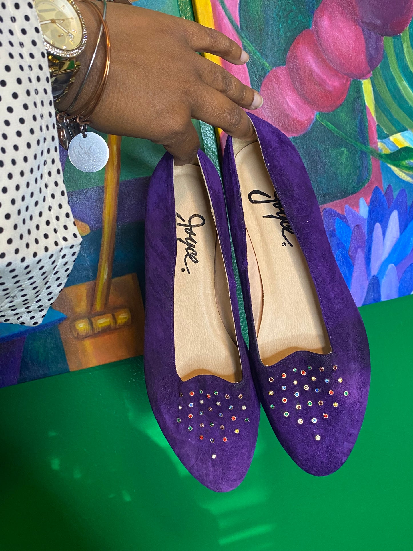 Purple Gem Slip On