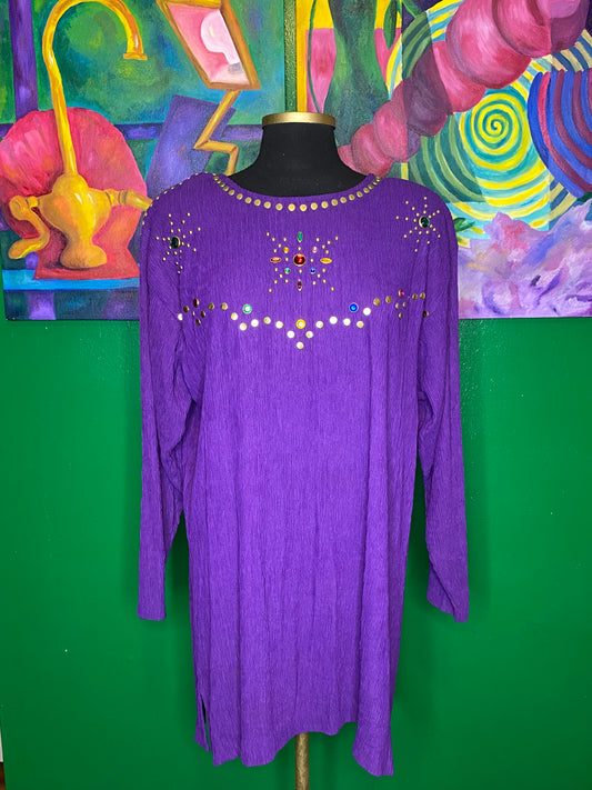 Purple Monster Gem Top