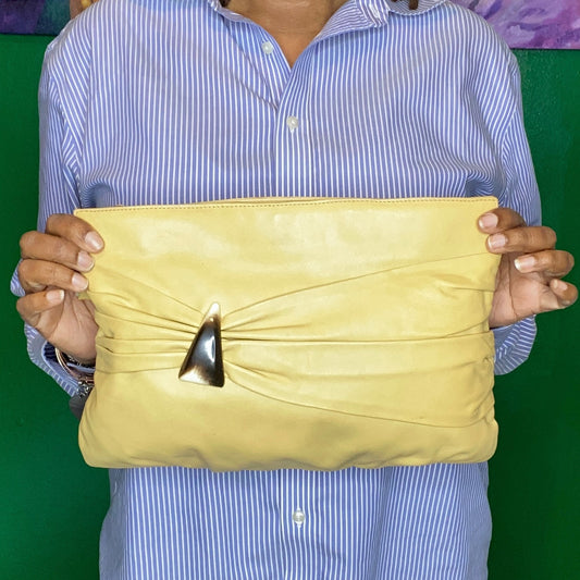 Tan Sharks Tooth Bag