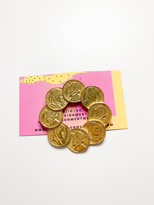 Money Ring Brooch