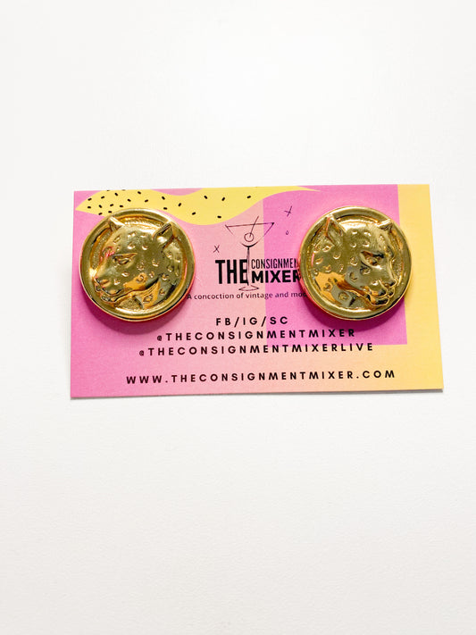 Feline Earrings