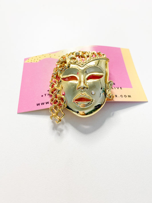 Face 2 Face Brooch