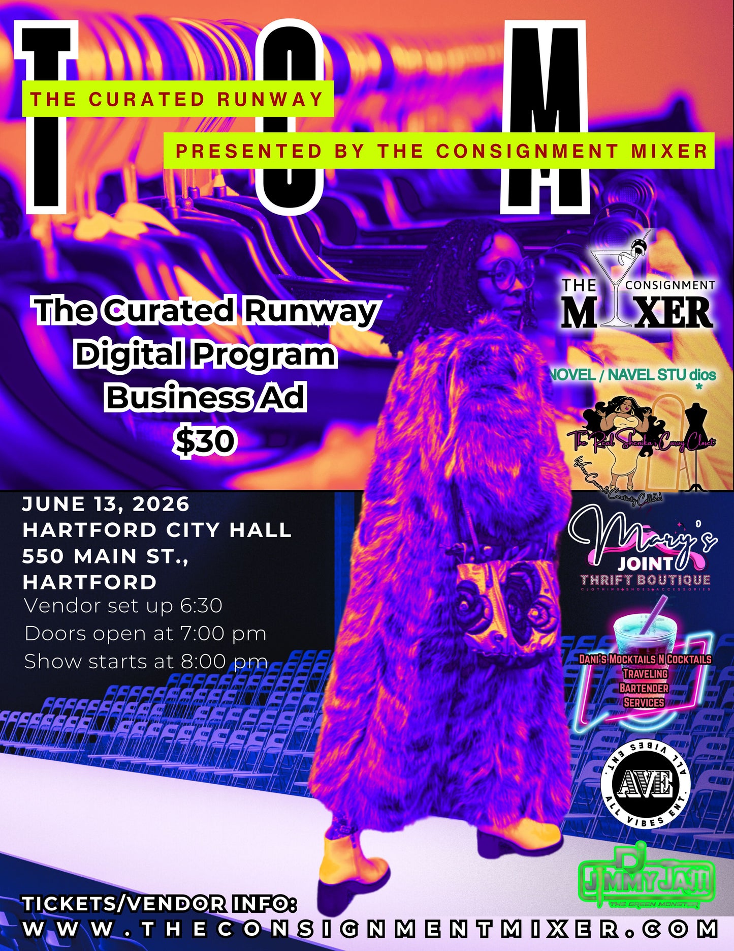 The Curated Runway Digital Program Business Ad