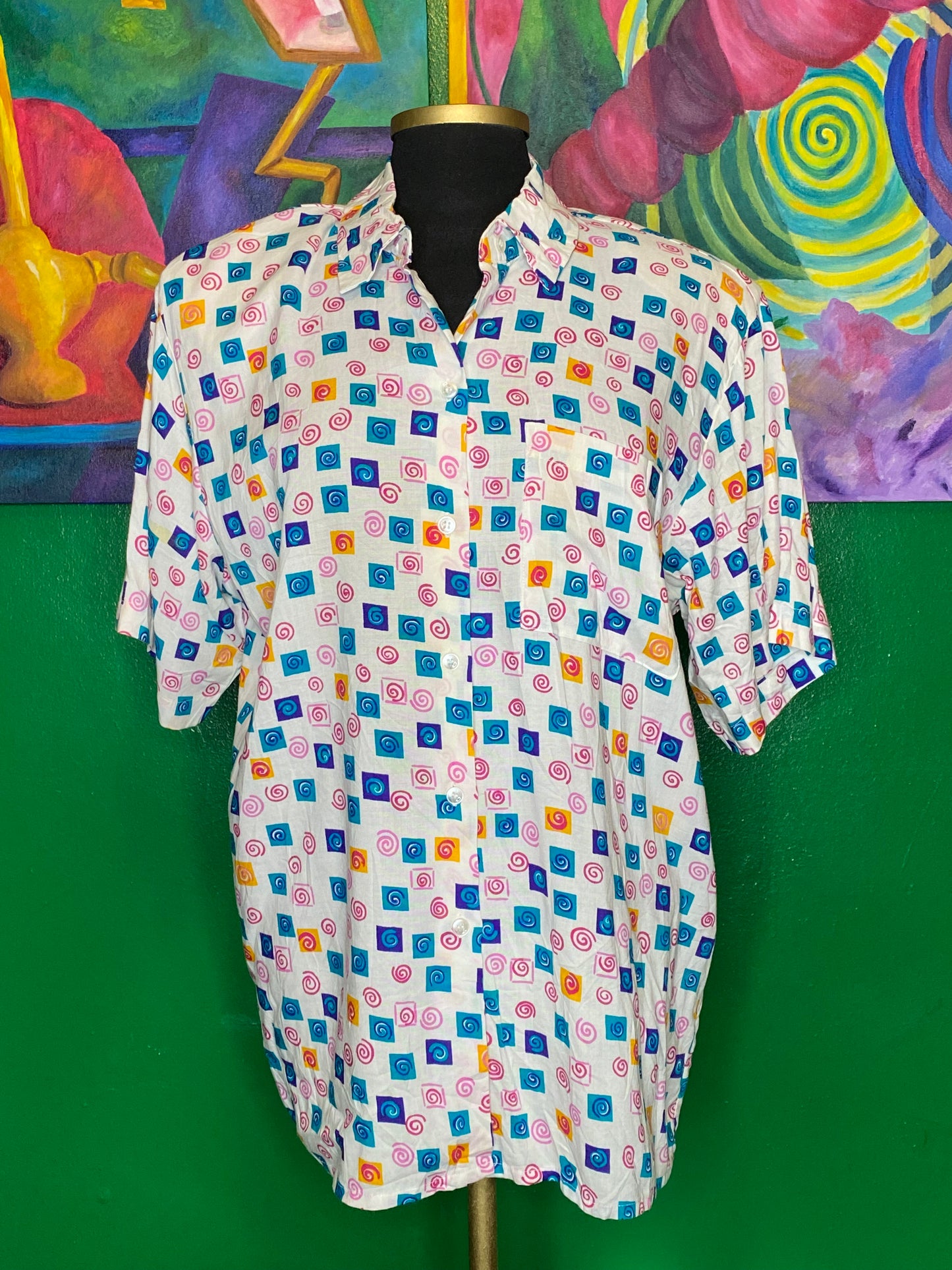 Swirls Square Top
