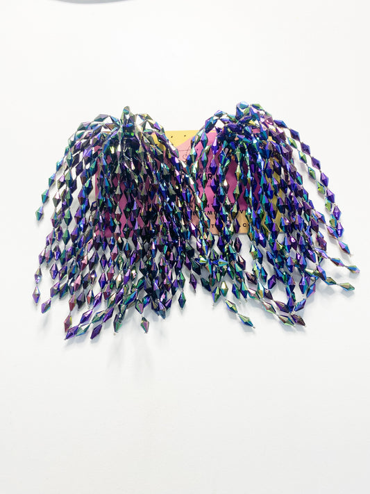 Purple Rain Chandelier Earrings