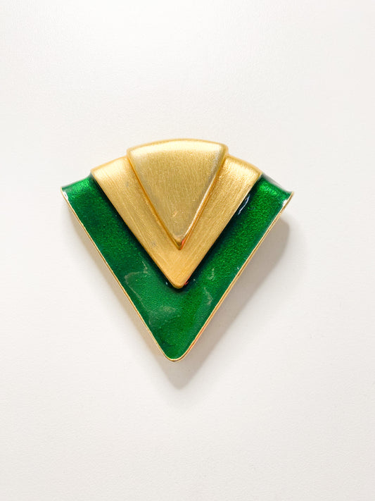 Emerald City Brooch