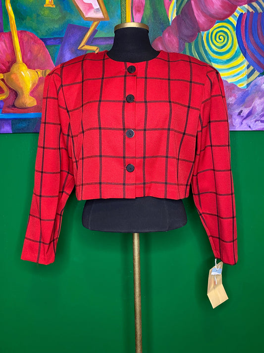 Red Stripe Blazer
