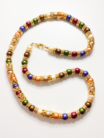 Gem Pearl Necklace