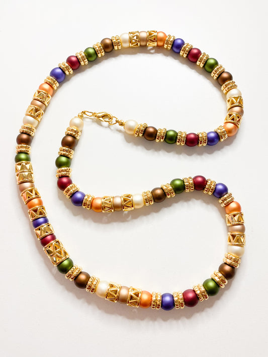 Gem Pearl Necklace
