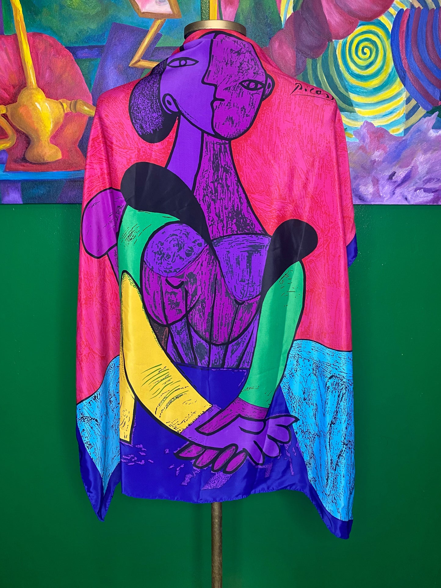 Red Picasso Scarf
