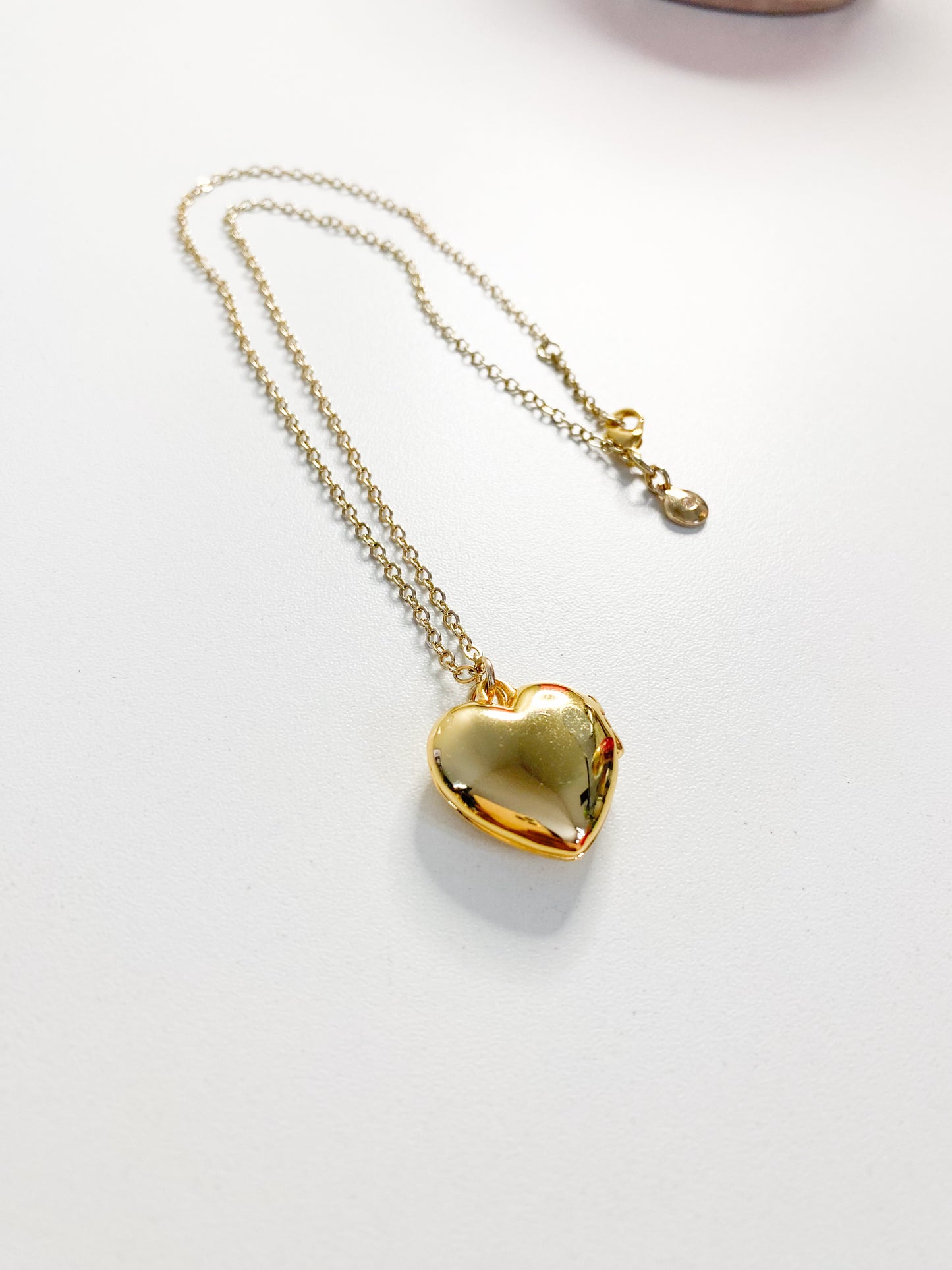 Heart of Gold Lockett Necklace