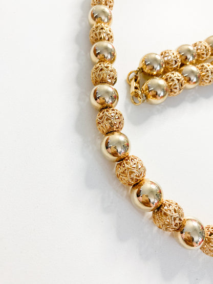 Hollow Roll Necklace