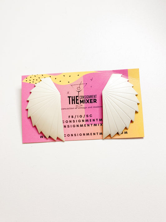 Shell Fan Earrings