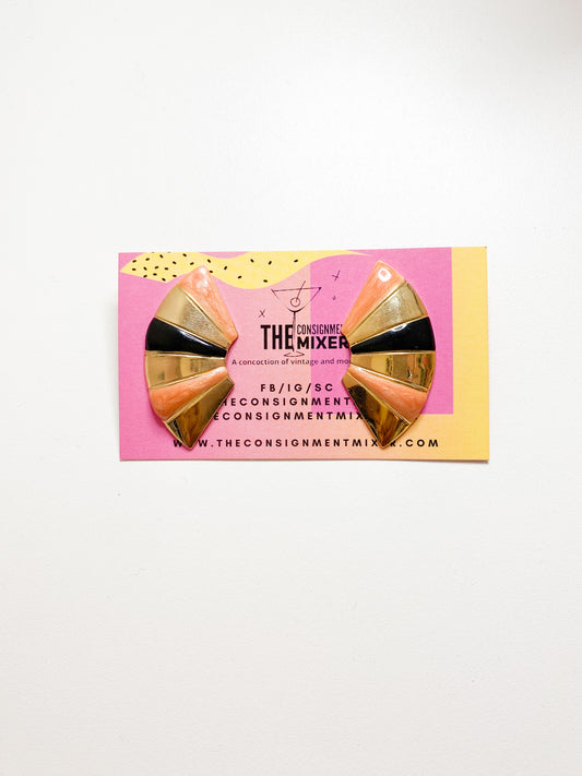 Tiered Fan Earrings