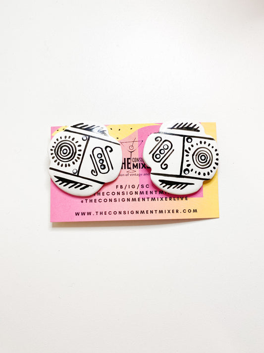 Write In Scribe Earrings