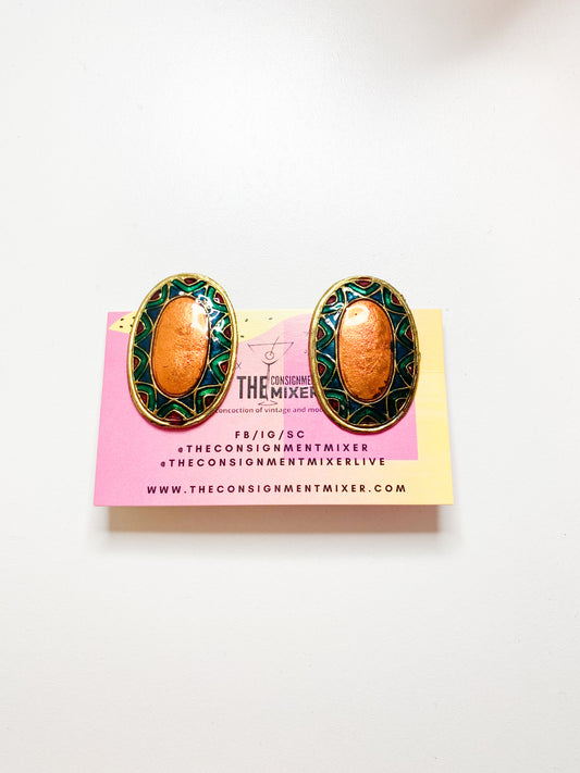 Orange Festivity Earrings