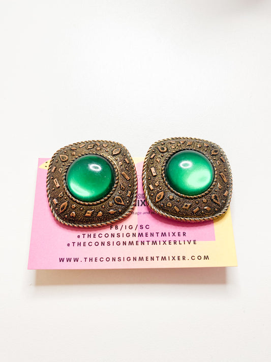 Emerald Renaissance Earrings