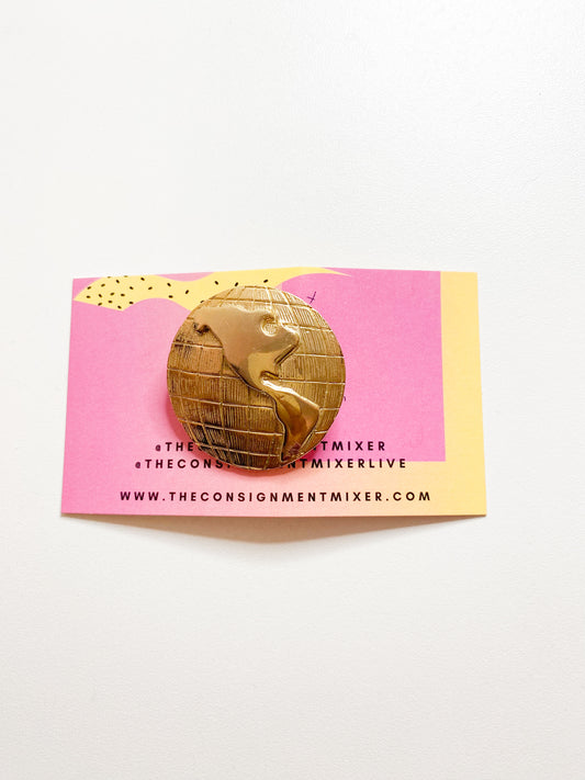 The U. S. Of A Brooch