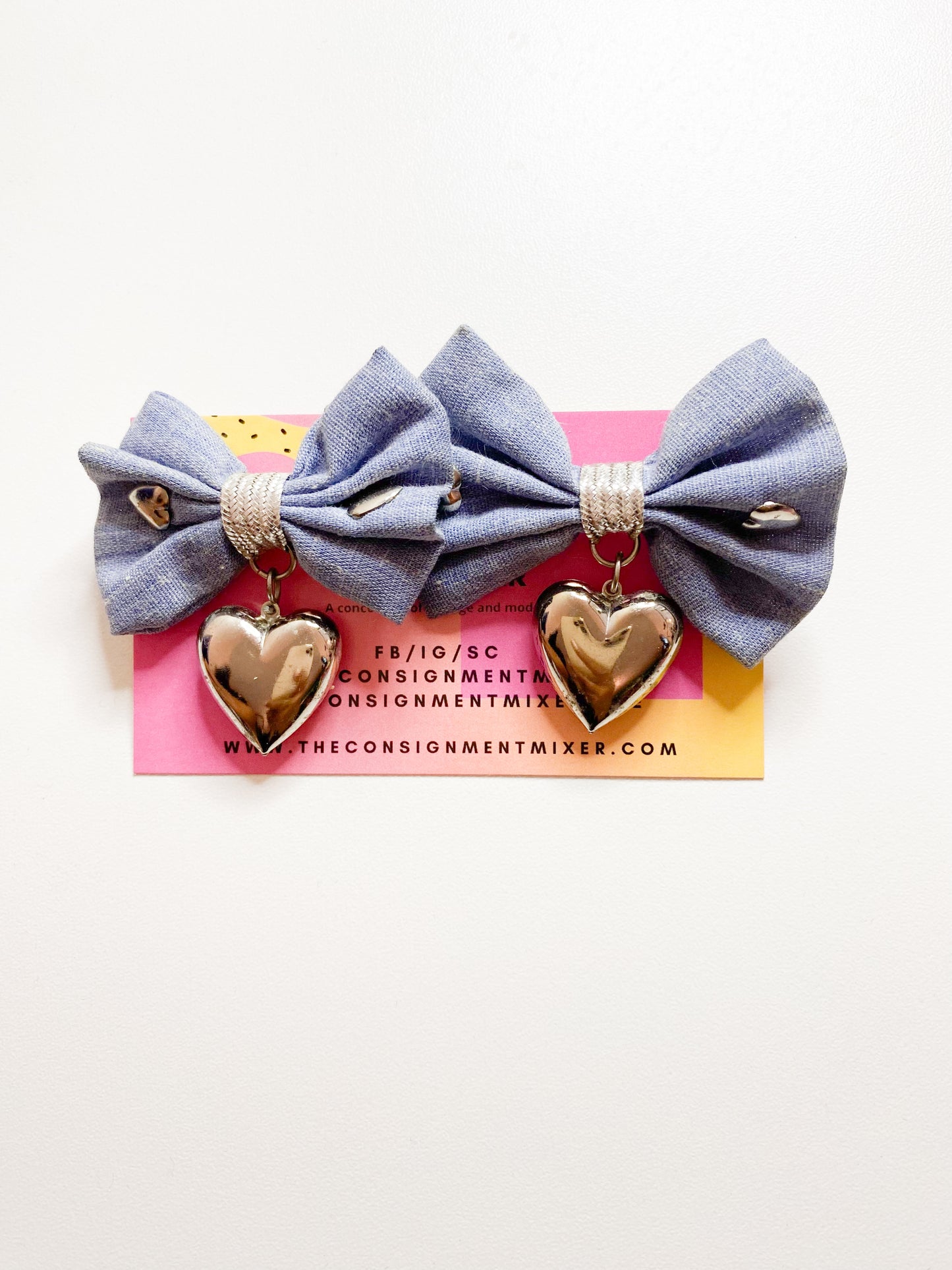 Hearted Bow Earrings