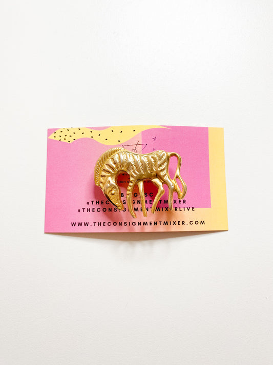 Grazing Pastures Brooch