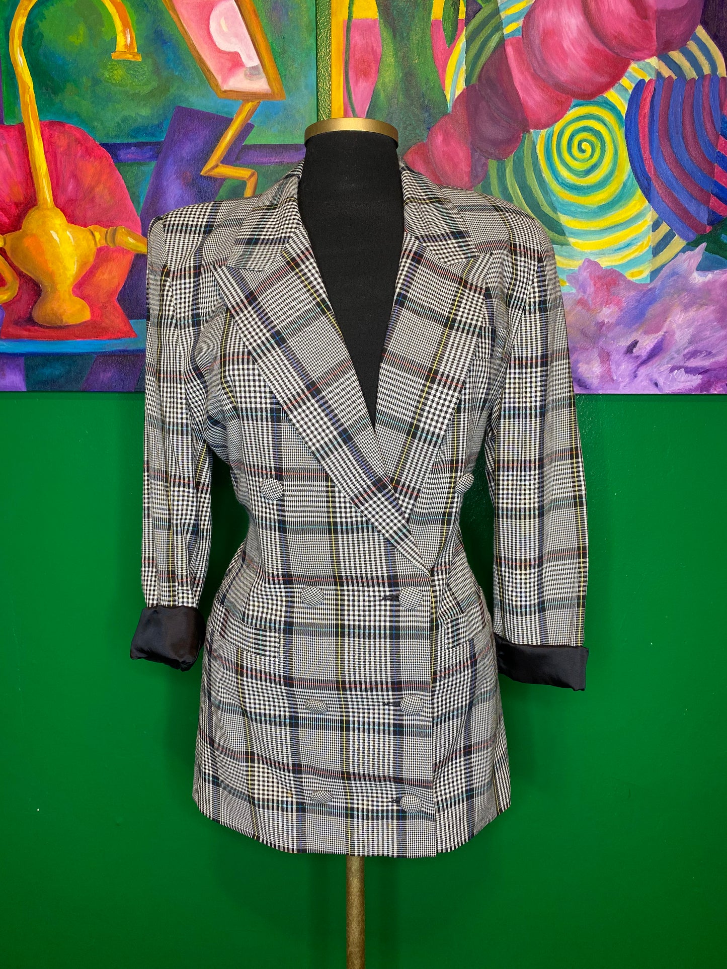 Color Striped Blazer