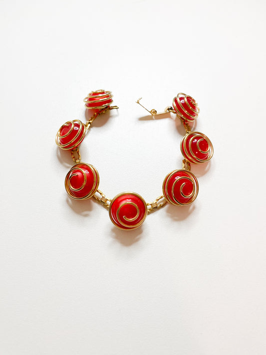 Strawberry Swirl Bracelet