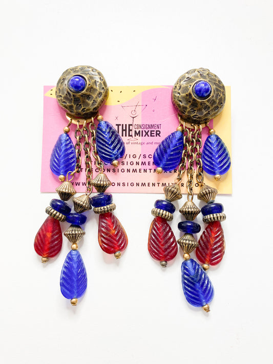 Indigo Drop Earrings