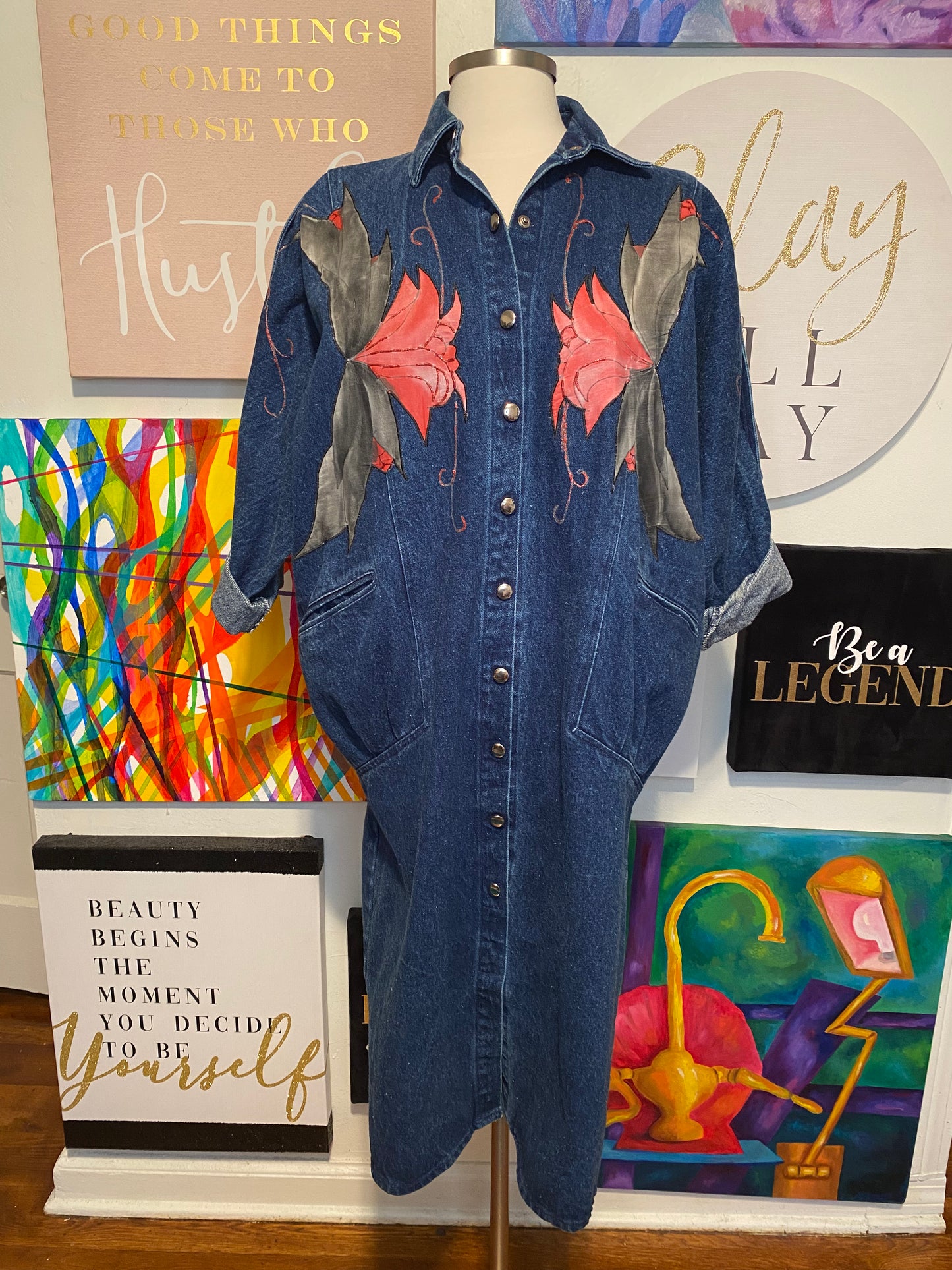The Creative Denim Dress