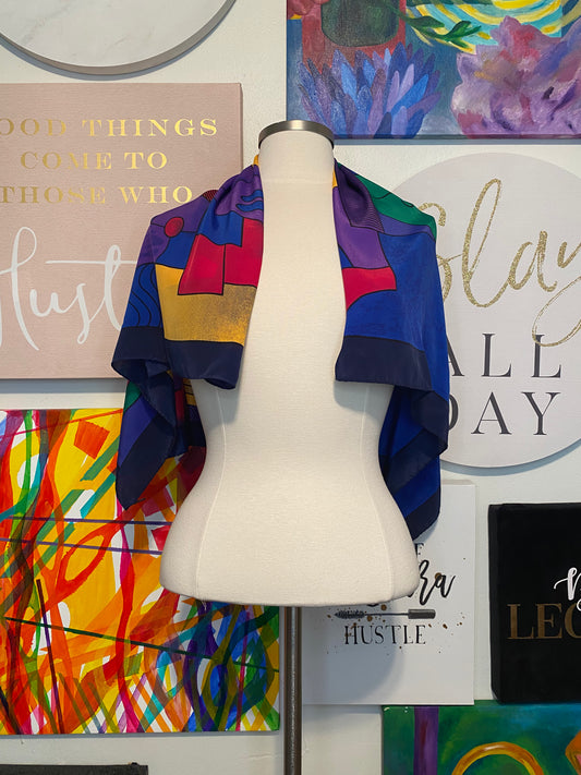 Bright Picasso Scarf