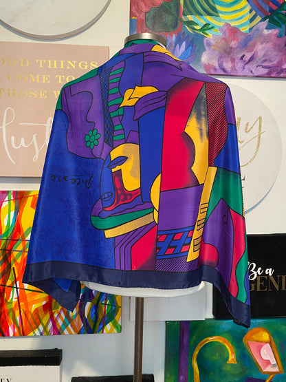 Bright Picasso Scarf