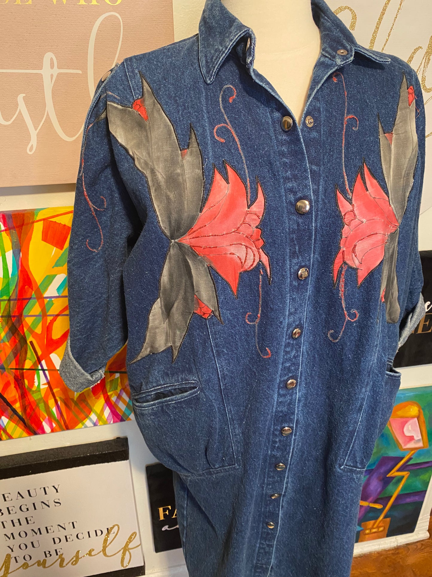 The Creative Denim Dress