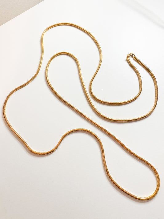 Long Snake Necklace